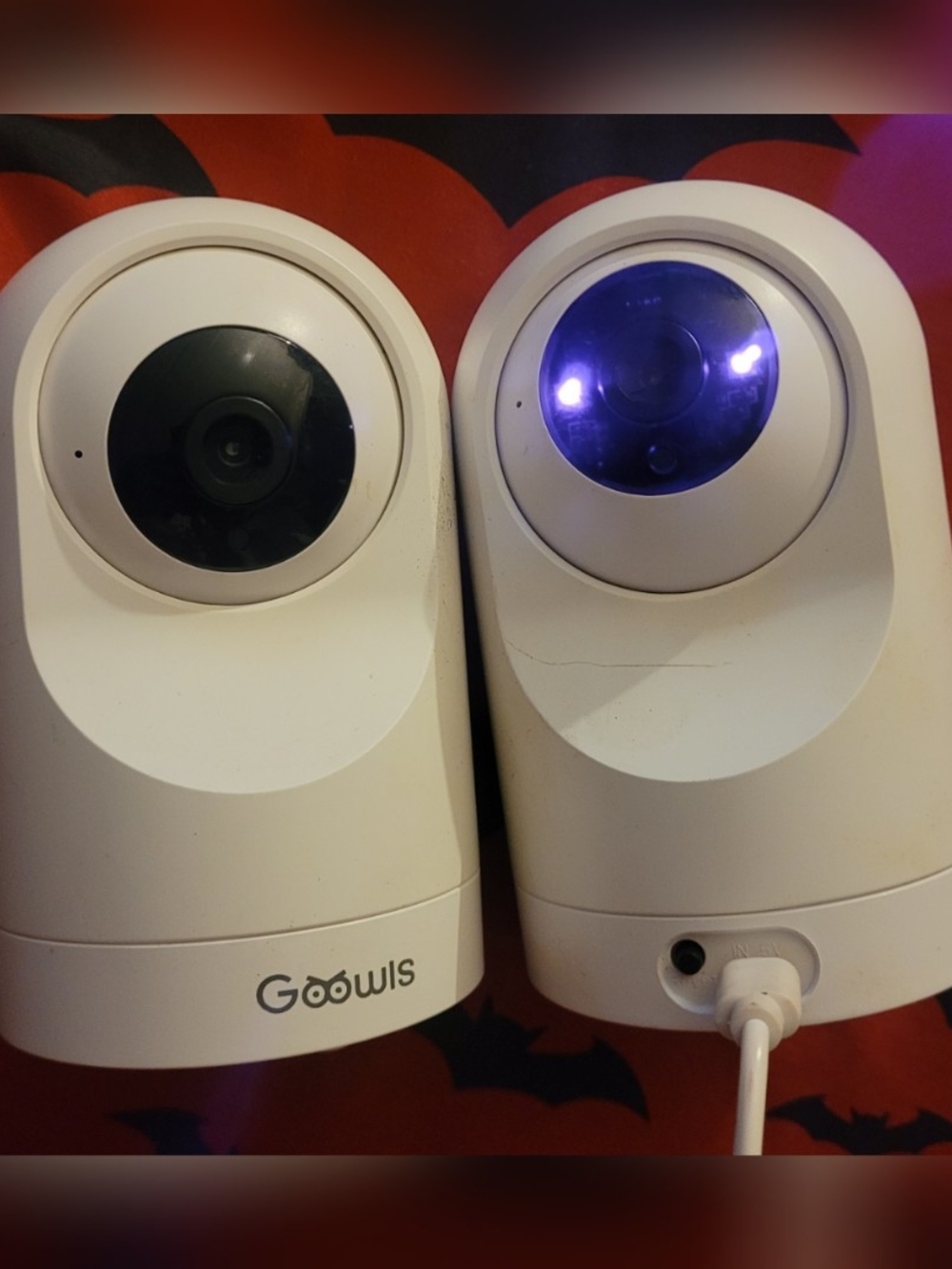Set of 2 Goowls IPC2 1080P smart indoor WiFi Security Cameras